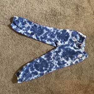 Old navy blue tie dye joggers